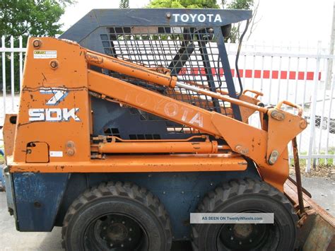 toyota sdk7 skid steer specs|toyota sdk7 questions.